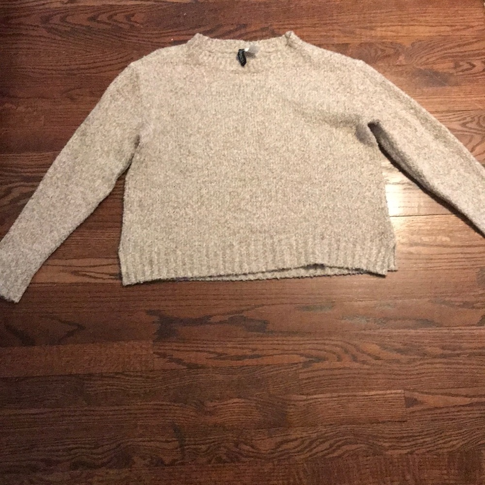 cream sweater
